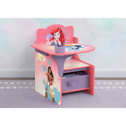Disney Princess Chair Desk with Storage Bin - Ideal for Arts & Crafts  Snack Time  Homeschooling  Homework & More by Delta Children