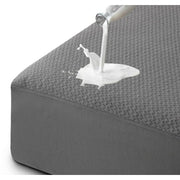 EMONIA Twin Mattress Protector Waterproof -100% Organic Cotton Soft, Breathable, Noiseless Mattress Pad Cov