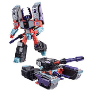 Hasbro Transformers Age of the Primes Megazarak Leader Class Action Figure, 7.5-Inch, Robot to Tank Conversion, Blaster Accessory, Articulated Joints, G27835X0