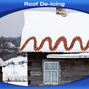 Rylpoint 100FT Heat Tape for Water Pipes, Roof Snow De-Icing, RV Heating Cable,120 Volt 8W/ft