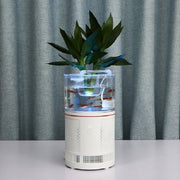 AUGIENB Air Purifier with Aquarium Purifier, Desktop Natural Oxygen Bar Filter, Air Purifier Deodorant Purifier