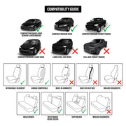 Genuine Dickies 3-Piece Peterson Seat Cover Set, Black