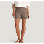 Free Fly Folly Twill Womens Shorts, Supersoft Cotton Blend, Stretch Fabric, Fossil Color