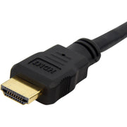 StarTech 3 ft High Speed HDMI Panel Mount Cable, Female to Male, Black, HDMIPNLFM3