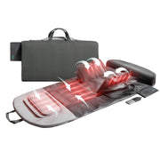 Klug Stretching Massager Ultra Auto-Stretching Mat with 3 Intensity Levels, 7 Programs, 2 Heat Levels, Foldable Portable Design, Gray, MT-102