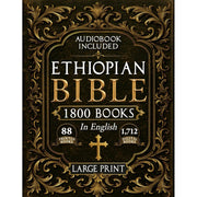 Manuscryptha Complete Restored Ethiopian Bible in English, Large Print, 88 Ancient Scriptures with Digital Resources