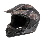 Fuel Helmets SH-128 Frenzy Mossy Oak Dirt Bike Helmet, M, Multicolor