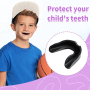 Jutoe Athletic Mouthguard, Sport Mouth Guards for Youth, Black Silicone, Pack of 10 - Durability