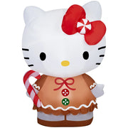 Gemmy Hello Kitty Christmas Inflatable Yard Decoration, Gingerbread Dress, 4.5FT, LED Lit, Polyester, Indoor/Outdoor