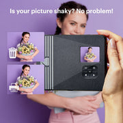 Kodak C300RW 10MP Mini Shot 3 Retro 4PASS 2-in-1 Instant Camera and Photo Printer (3x3 inches) + 8 Sheets, White