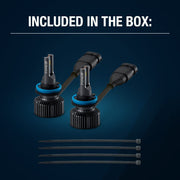 Type S UltraBright LED Fog Light, H8/H9/H11/H16JP Single Beam, 1800 Lumens, 6500K Cool White, 26W, 2 Pack AUTOLEDALIGHT