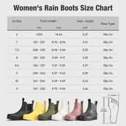 SMILIN Chelsea Waterproof Ankle Rain Boots for Women, Anti Slip Rubber Lug Outsole, Olive Green, Size 10