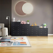 UBesGoo 6 Drawer Wood Dresser for Bedroom, Black