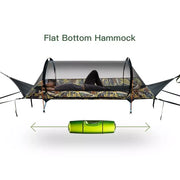 Nightcat Lay Flat Camping Hammock Tent With Mosquito Net Hanging Bed, Camo