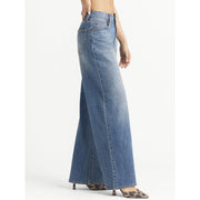 Jessica Simpson 31550118 KT7 8EA Freesia Wide Leg Jeans NWT High Rise, Med Wash, Size:8