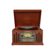 Crosley CR704B-PA Musician 3-Speed Turntable with Radio, CD/Cassette Player, Aux-in and Bluetooth