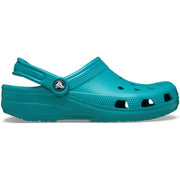 Crocs Classic Clog Lightweight Water-Friendly Casual Footwear, Turbo Teal, Womens 8