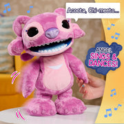 Disney Stitch Ultimate Angel Interactive Plush Toy, 17in, 100+ Sounds and Reactions, Multicolor, 31236