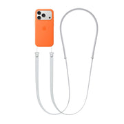 Apple Crossbody Strap, Adjustable Length with Embedded Magnets, Light Gray, Compatible with iPhone 17 Series and iPhone Air, MGGM4LL/A