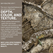 Realtree Men's Scent Control Hunting Pants, Real Tree APX Camouflage, Relaxed Fit, High Rise, Full Length, Adjustable Waistband, Zippered Pockets, WP10133-M-9T6