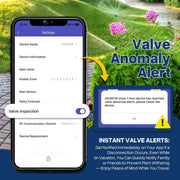 Pihode Smart Sprinkler Controller, 8-Zone Wi-Fi Irrigation System with App Remote Control, Rain Skip, Seasonal Watering Adjustment