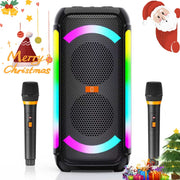 JYX T30-T Karaoke Machine, Bluetooth Speaker with Microphone for Adults