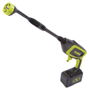 Sun Joe 24V Cordless Portable Power Cleaner Pressure Washer, 320 PSI, 0.55 GPM, 5-in-1 Nozzle, Green, 24V-PP350-CT