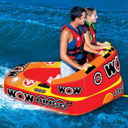 WOW Sports 14-1060 Bingo 2 Inflatable, 1-2-Person Cockpit Towable Tube