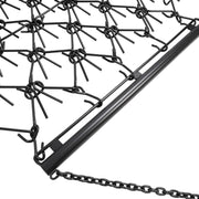 Kojem Chain Drag Harrow, 4 ft x 4 ft, Steel Construction with Powder Coated Finish, Compatible with Tractors ATV UTV, LYOM-237