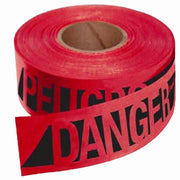 Empire 3 in. x 500 ft. Reinforced Danger Tape in Red-76-0604