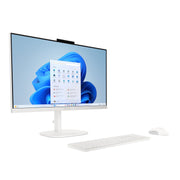 HP OmniStudio All-in-One Desktop PC, 23.8 Inch Full HD IPS Display, Intel Core 3 N350 Processor, 8 GB DDR5 RAM, 512 GB PCIe NVMe SSD, Windows 11 Home, Cashmere White, 24-cu0023w
