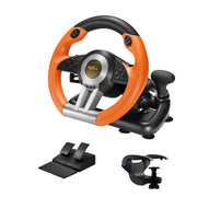PXN Xbox Steering Wheel V3II 180 Degrees Gaming Racing Wheel Driving Wheel with Linear Pedals and Racing Paddles for Xbox Series X S PC PS4 Xbox One Nintendo Switch Orange