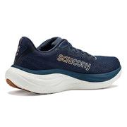 Saucony Ride 19 Men's Running Shoes, Navy/Gum, Synthetic Upper, PWRRUN+ Cushioning, Size 8.5 D Medium, S21055-105