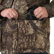 Realtree APX Insulated Hunting Parka, Waterproof, Windproof, Breathable, Sherpa-Lined Pockets, Adjustable Hood, Safety Harness Compatible, Mid-Length, Sizes S-3XL