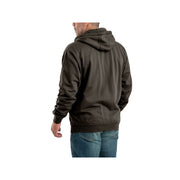 Berne Heritage Thermal-Lined Full-Zip Hooded Sweatshirt - Charcoal - XLT