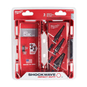 Milwaukee 48-89-9254 Shockwave 3-Piece Impact Duty Step Drill Bit Set