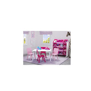 Delta Children TB83450GN-130 Kids Toy Storage Organizer with 12 Plastic Bins, White/Pink