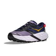 Hoka Speedgoat 7 Women's Trail Running Shoes, Berry Jam/Starlight Glow, Size 10 B Medium, Lace-Up, Vibram MegaGrip Outsole