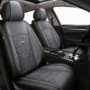 Laonnvir Car Seat Cover Full Set Waterproof Faux Leather Black Universal Fit for Toyota RAV4 2013-2026 SC-JX009-BLK+SH-RAV45