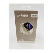 Fitbit FB512GLWT Sense Advanced Health & Fitness Smartwatch, Soft Gold