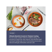 Gotham Steel Pro Hard Anodized 13 Piece Cookware Set, Gray