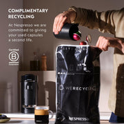 Nespresso Vertuo Pop+ Deluxe Espresso Machine, Black Matte Chrome, 37.2 fl oz Water Tank, 19 Bars Pressure, ENV95BMC