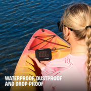 JBL Go 5 Portable Bluetooth Speaker, IP68 Waterproof and Dustproof, Drop-Proof, Ambient Edge Lighting, 10-Hour Battery Life, Red