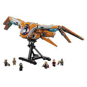 LEGO Marvel The Guardians Ship Building Toy Set, 1902 Pieces, Includes Star-Lord, Groot, Rocket, Mantis, Thor, Chitauri Minifigures, Rotatable Display Stand, 76193