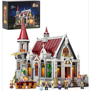 Lumibricks Medieval Castle Banquet Hall Building Bricks Set with LED Lighting, 3232 Pieces, Multicolor, for Adults and Teens