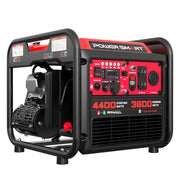 PowerSmart Dual Fuel Portable Generator, 4400 Peak Watts Gasoline, 3600 Peak Watts Propane, Inverter Technology, CO Detection, Multiple Outlets, Pull Cord Start, MB5040DC