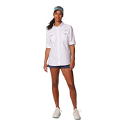 Columbia PFG Bahama II Long-Sleeve Button-Down Shirt - White - XL