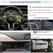 Road Top CP-ZL-BENZ-50 Streaming Car In-Dash Unit, 0.98 in