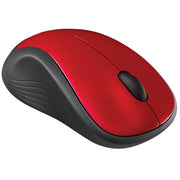 Logitech Wireless Full Size Mouse, Red
