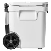 YETI RDE60WH Roadie 60 Wheeled Cooler with Retractable Periscope Handle, White